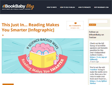 Tablet Screenshot of blog.bookbaby.com